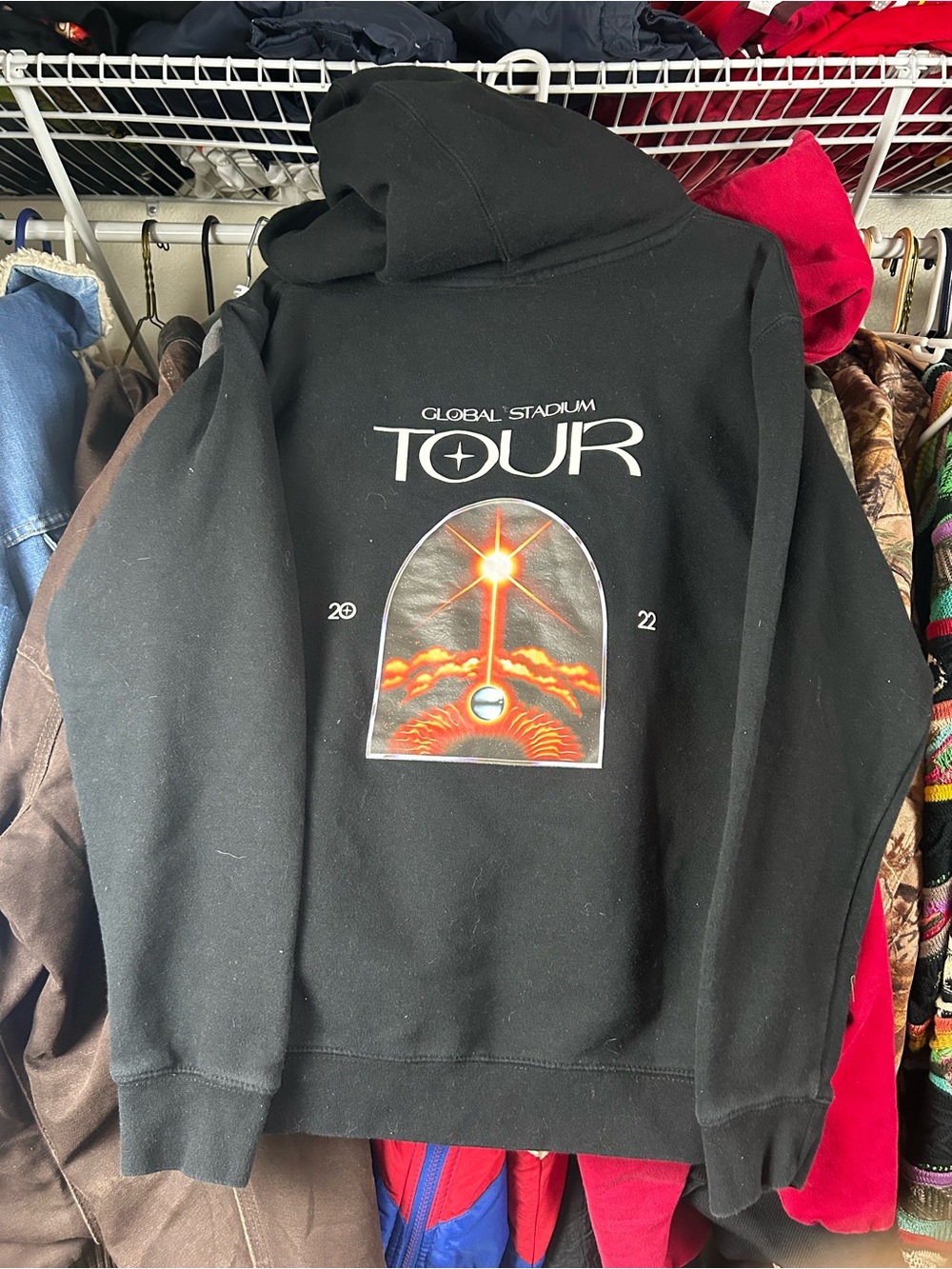Weekend 2022 'Global Stadium Tour' Graphic Pullover Hoodie